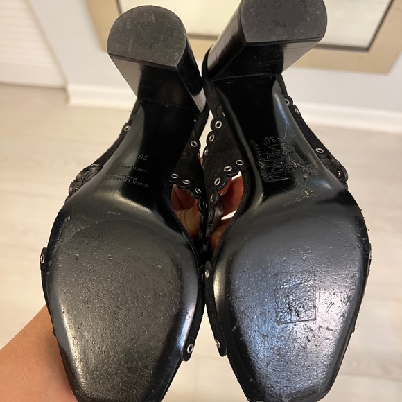 Saint Laurent suede slides - Picture 4 of 4